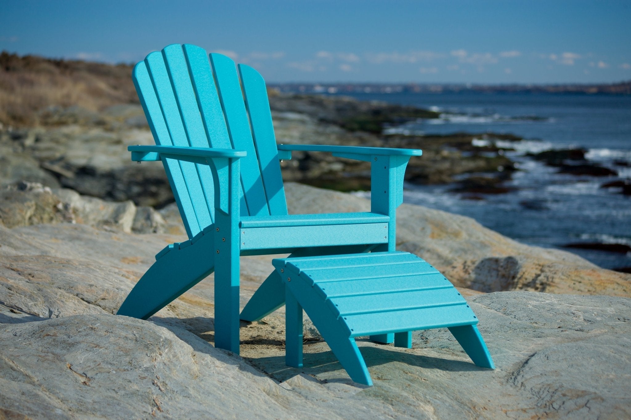 Adirondack chair and rootstool