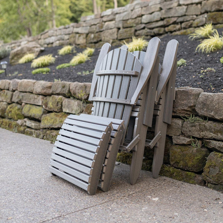 Comfo-Back Folding Adirondack Chair Set