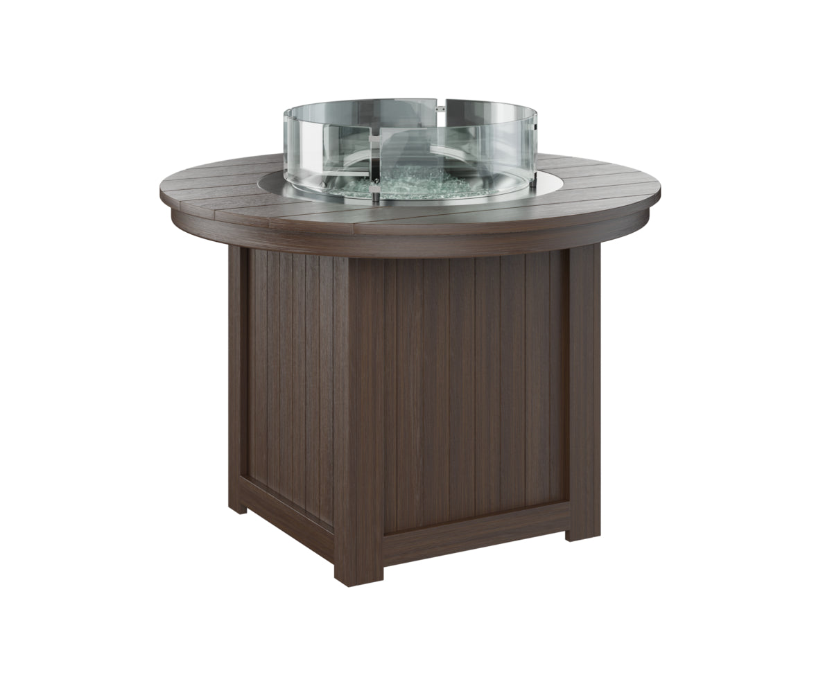Donoma 44" Round Fire Table - Dining Height