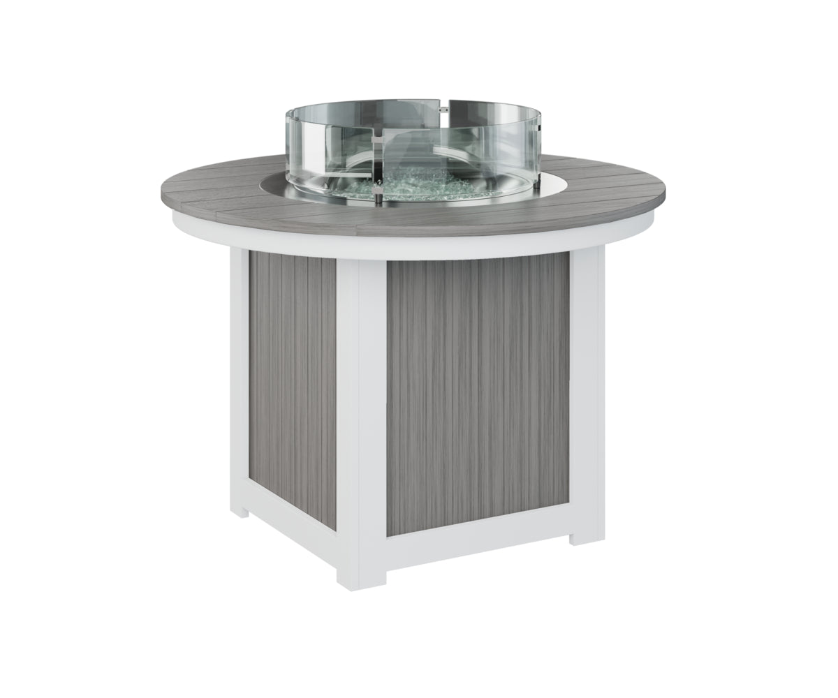 Donoma 44" Round Fire Table - Dining Height