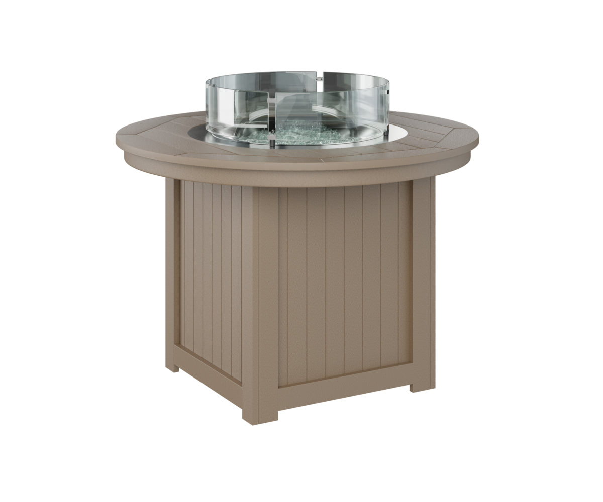 Donoma 44" Round Fire Table - Dining Height