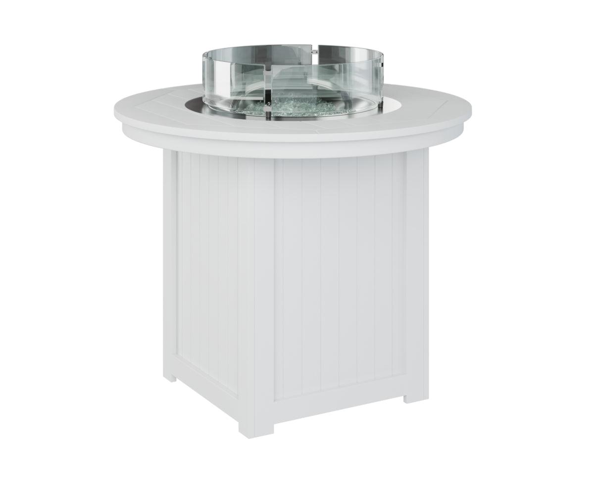 Donoma 44" Round Fire Table - Bar Height