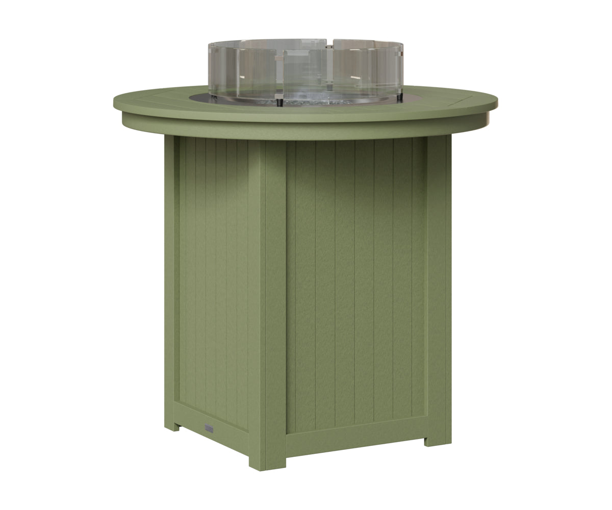 Donoma 44" Round Fire Table - Bar Height