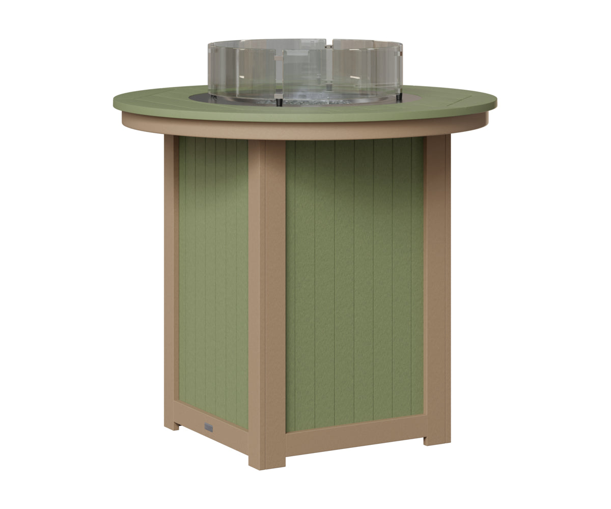 Donoma 44" Round Fire Table - Bar Height