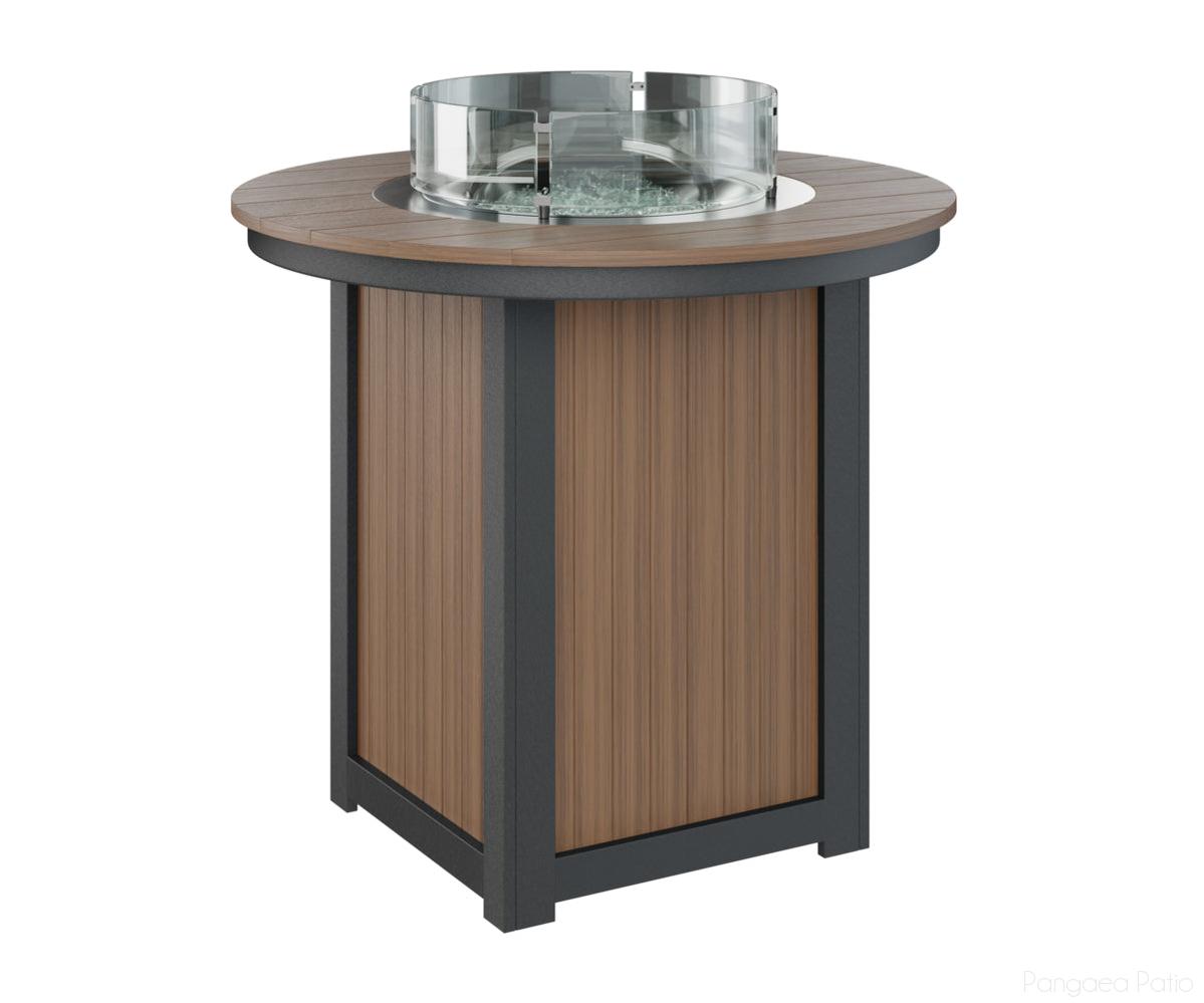 Donoma 44" Round Fire Table - Bar Height