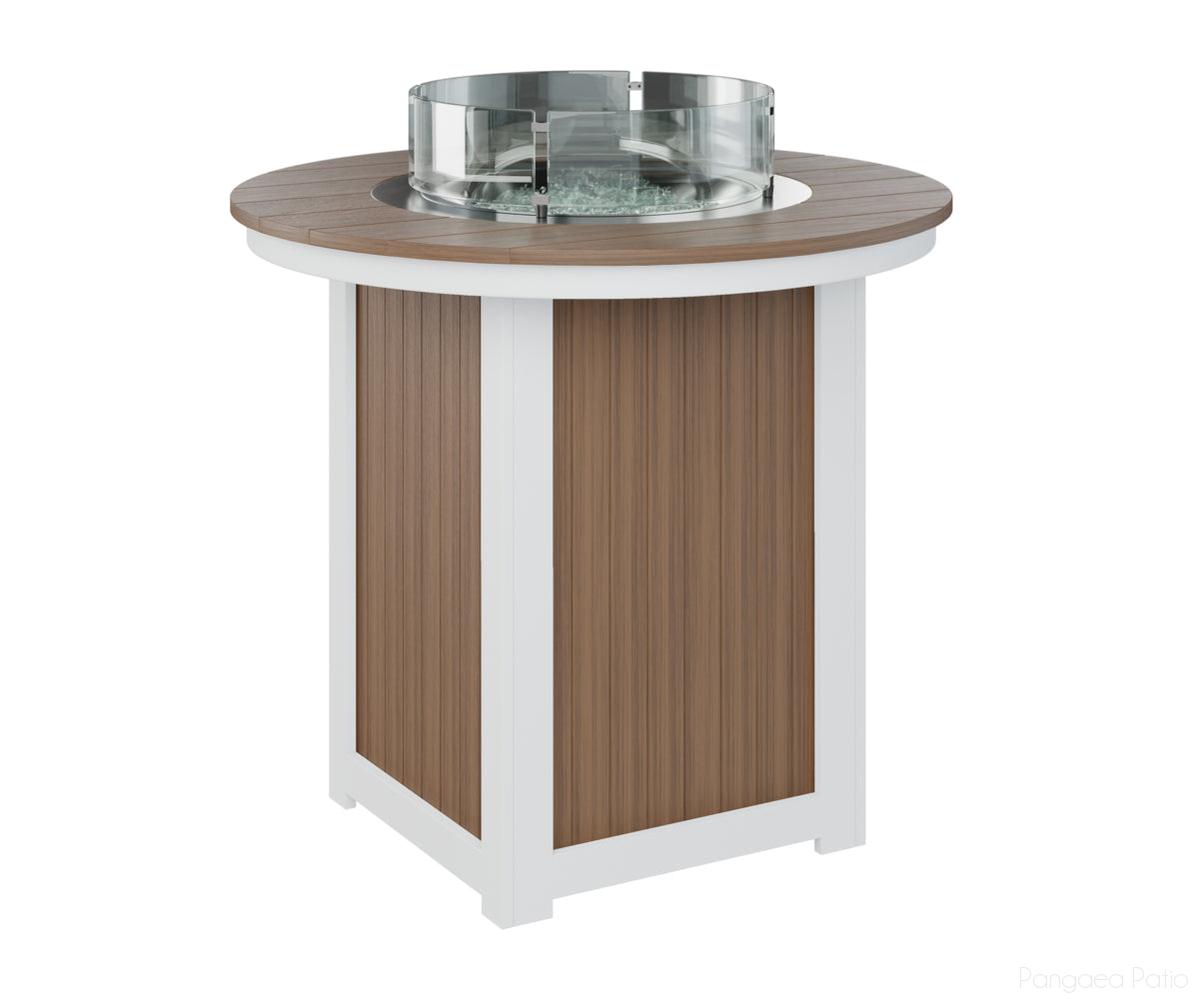 Donoma 44" Round Fire Table - Bar Height