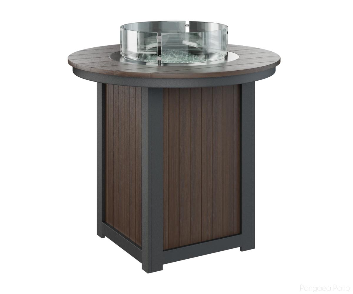 Donoma 44" Round Fire Table - Bar Height