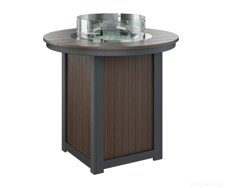 Donoma 44" Round Fire Table - Bar Height