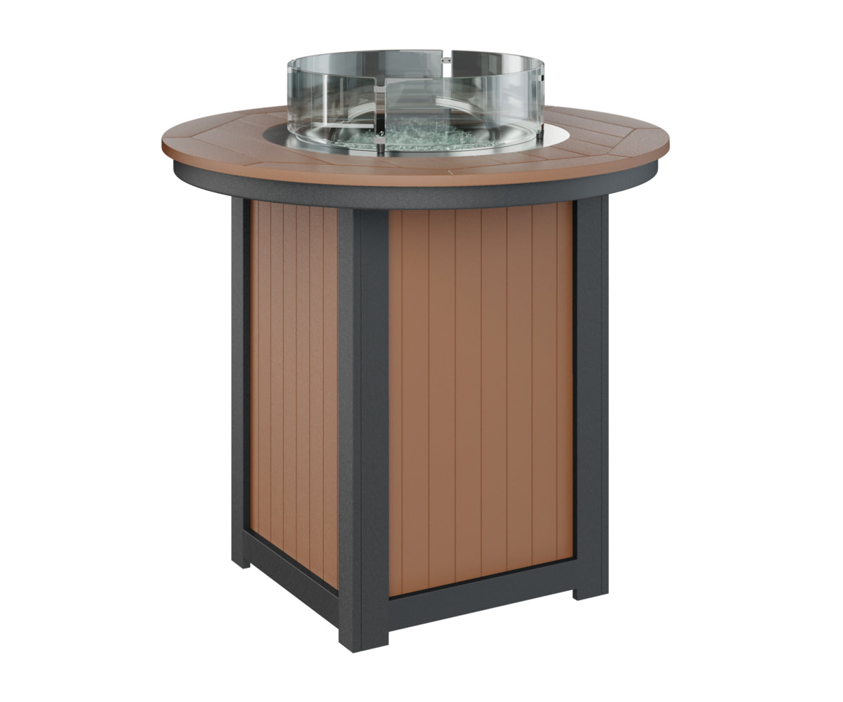 Donoma 44" Round Fire Table - Bar Height