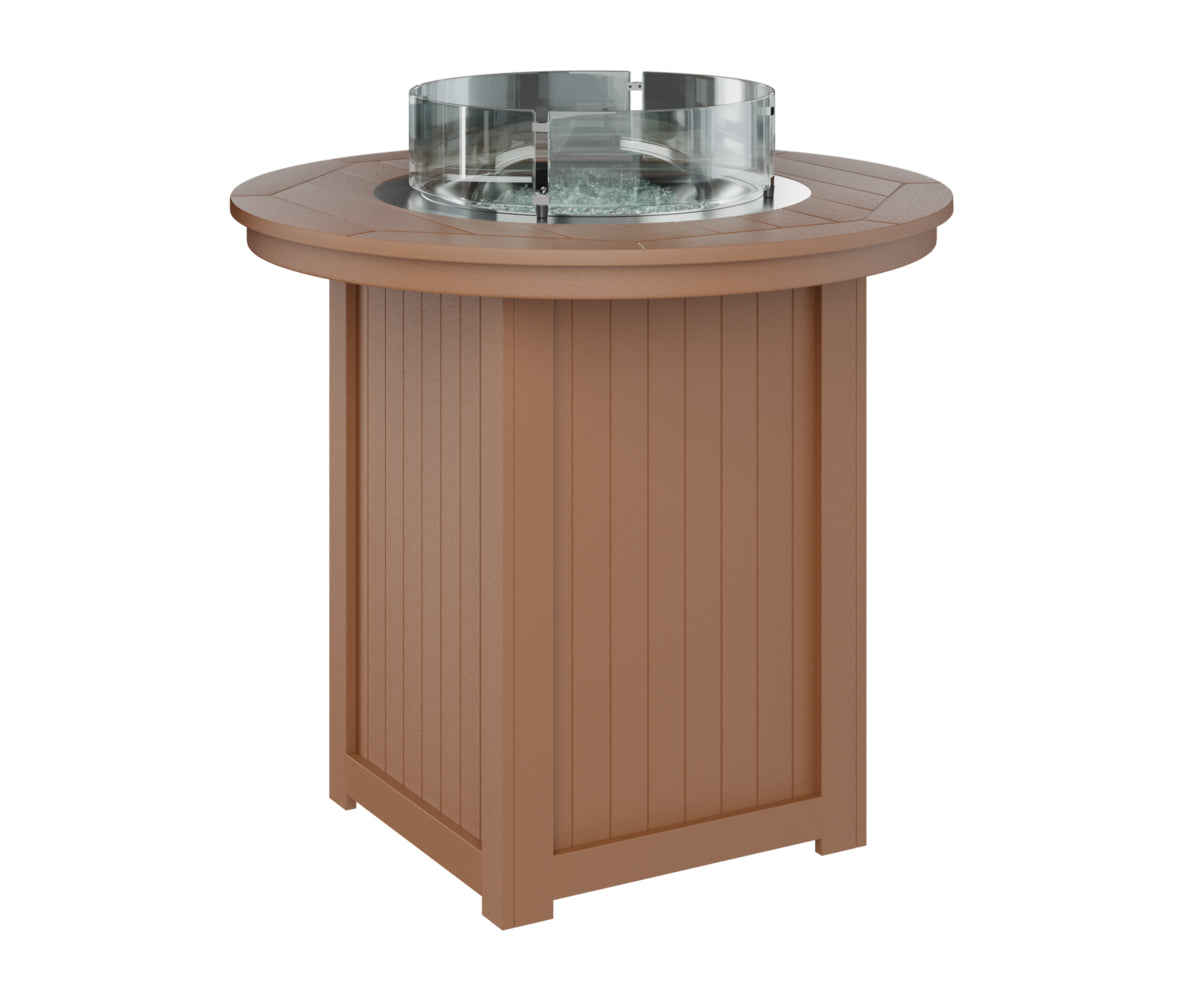 Donoma 44" Round Fire Table - Bar Height