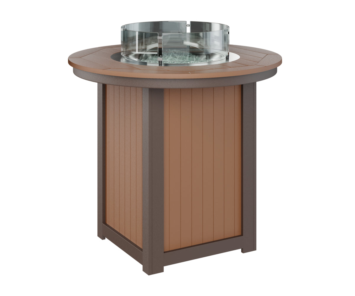 Donoma 44" Round Fire Table - Bar Height