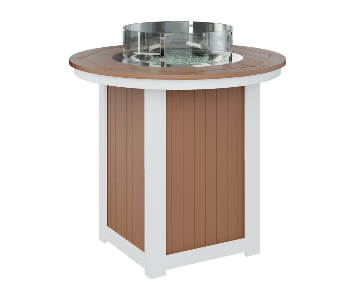 Donoma 44" Round Fire Table - Bar Height