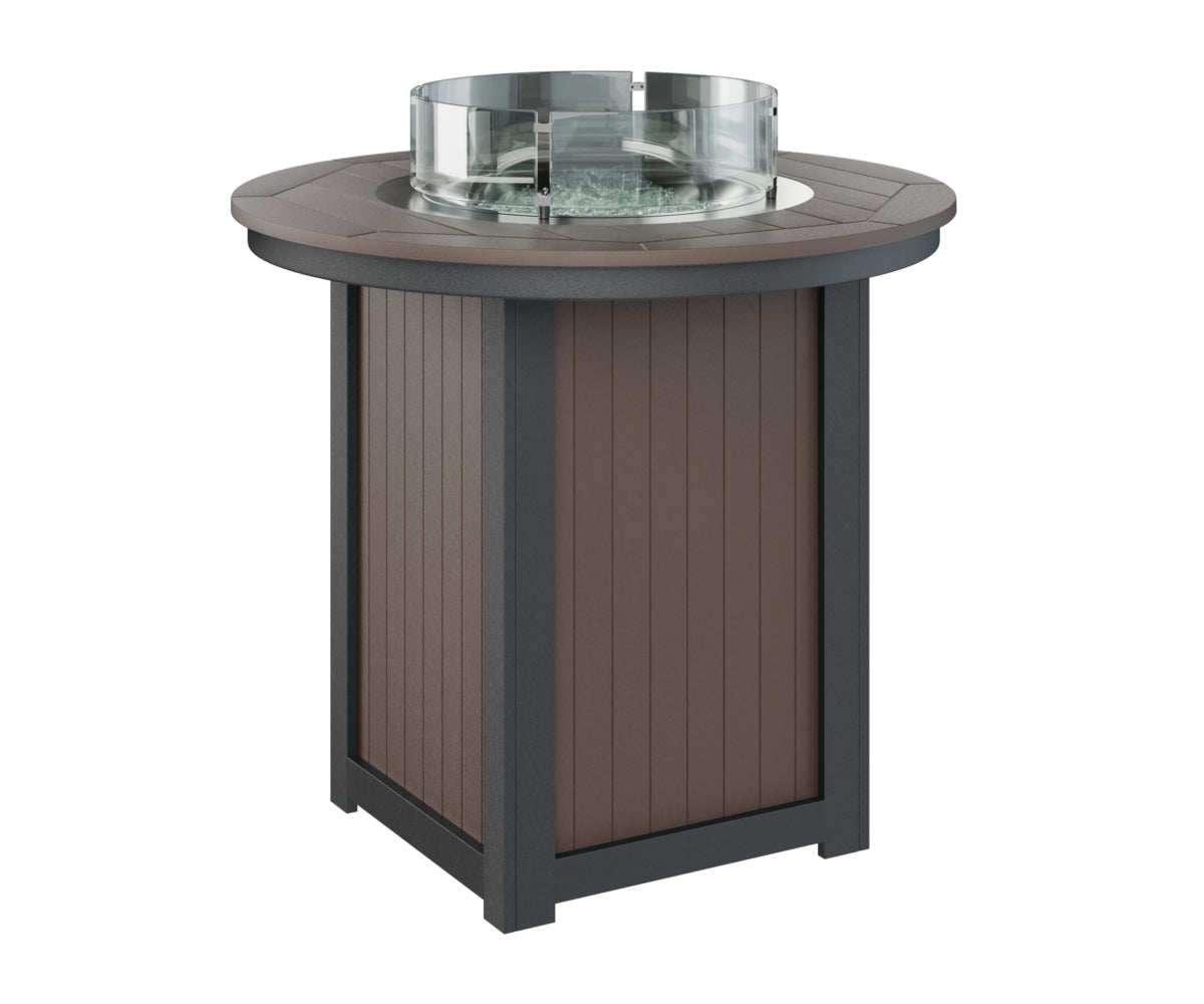 Donoma 44" Round Fire Table - Bar Height