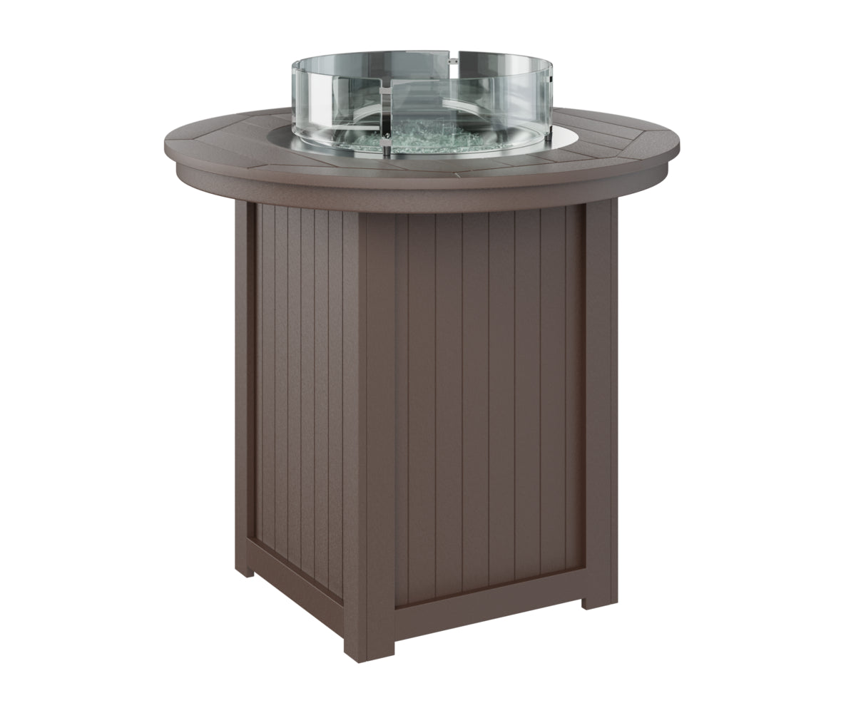 Donoma 44" Round Fire Table - Bar Height