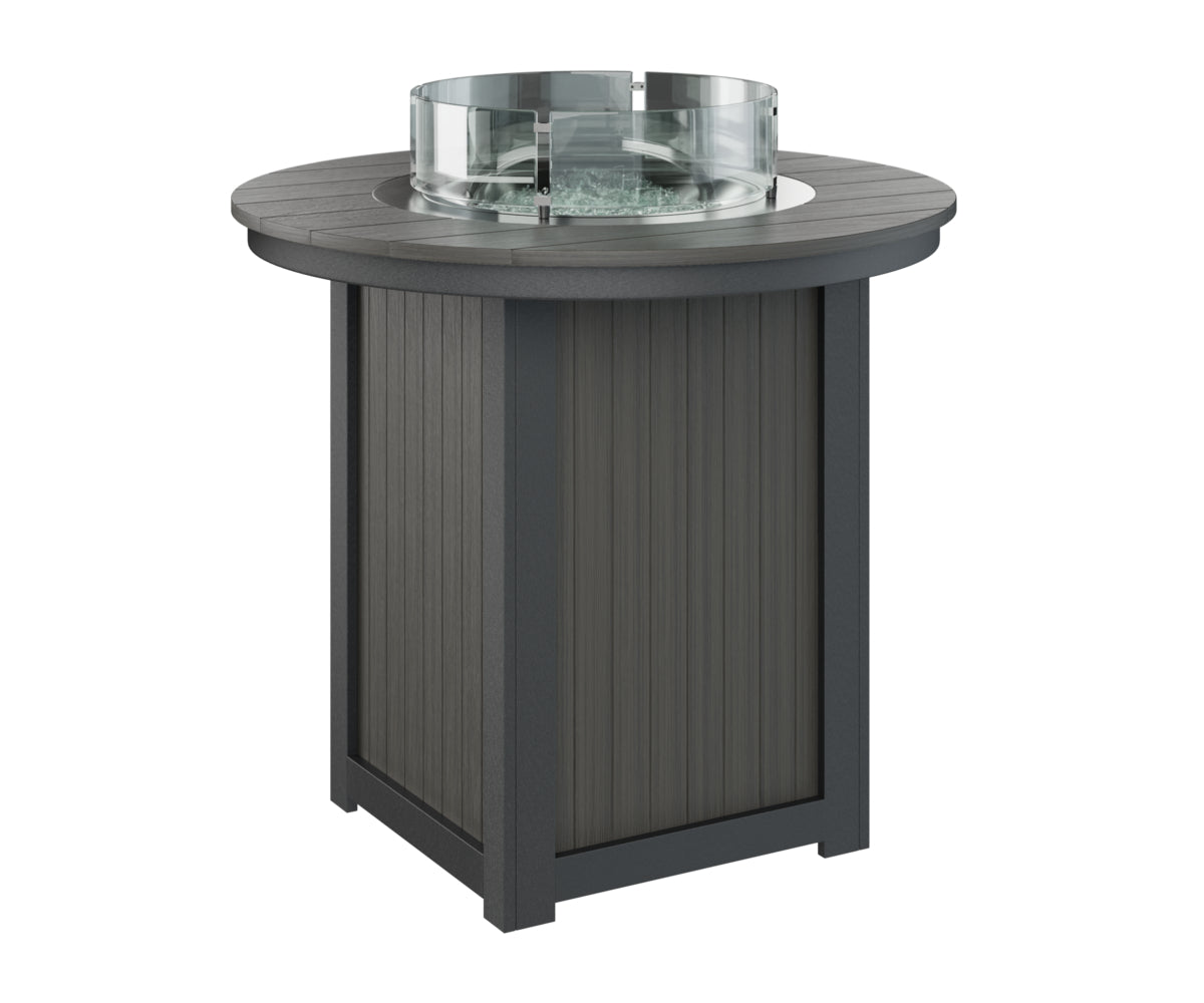 Donoma 44" Round Fire Table - Bar Height