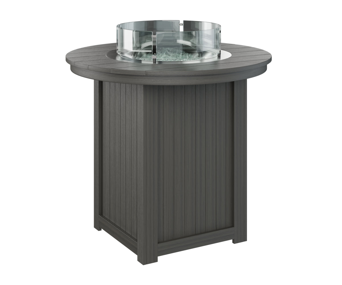 Donoma 44" Round Fire Table - Bar Height