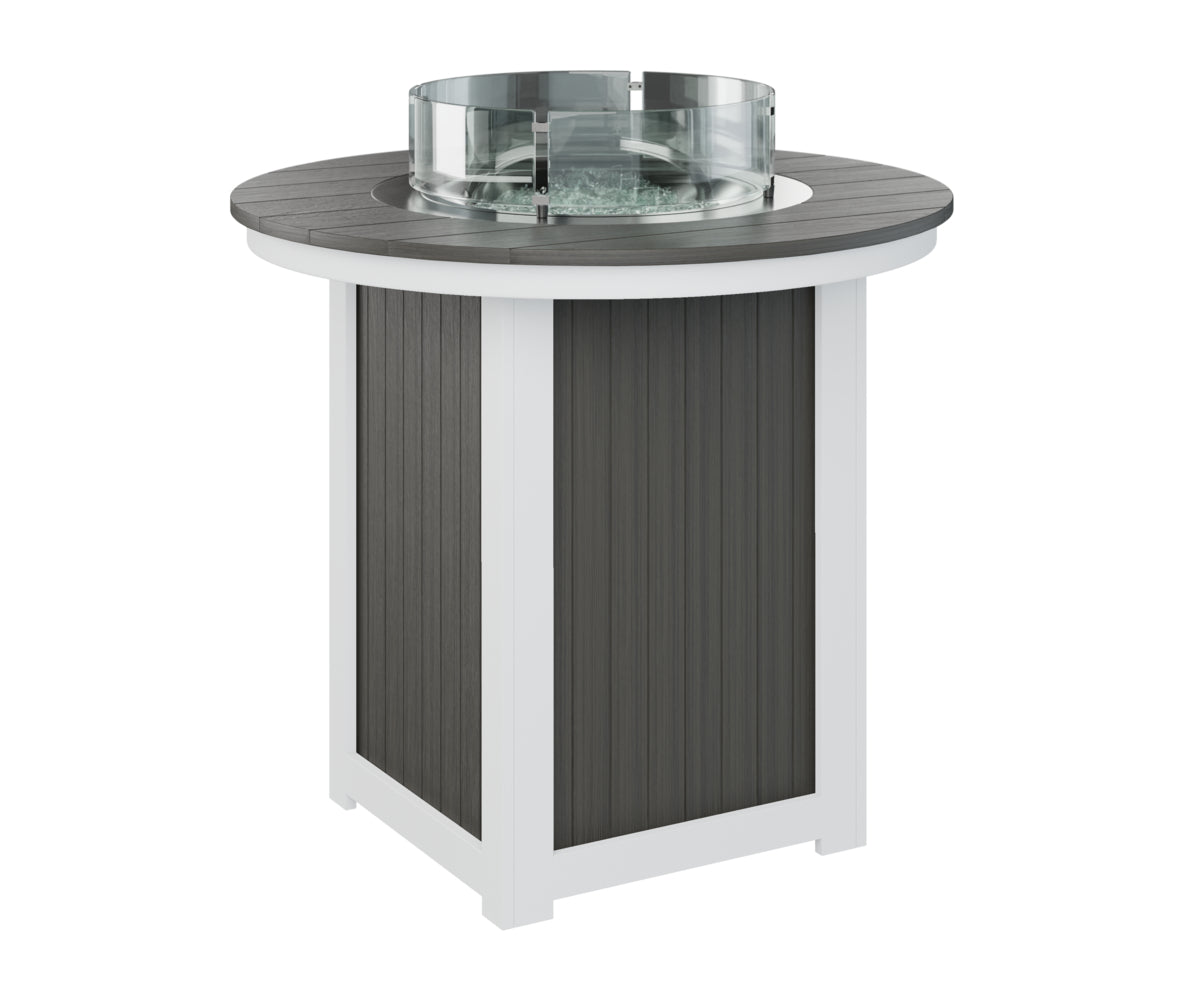 Donoma 44" Round Fire Table - Bar Height