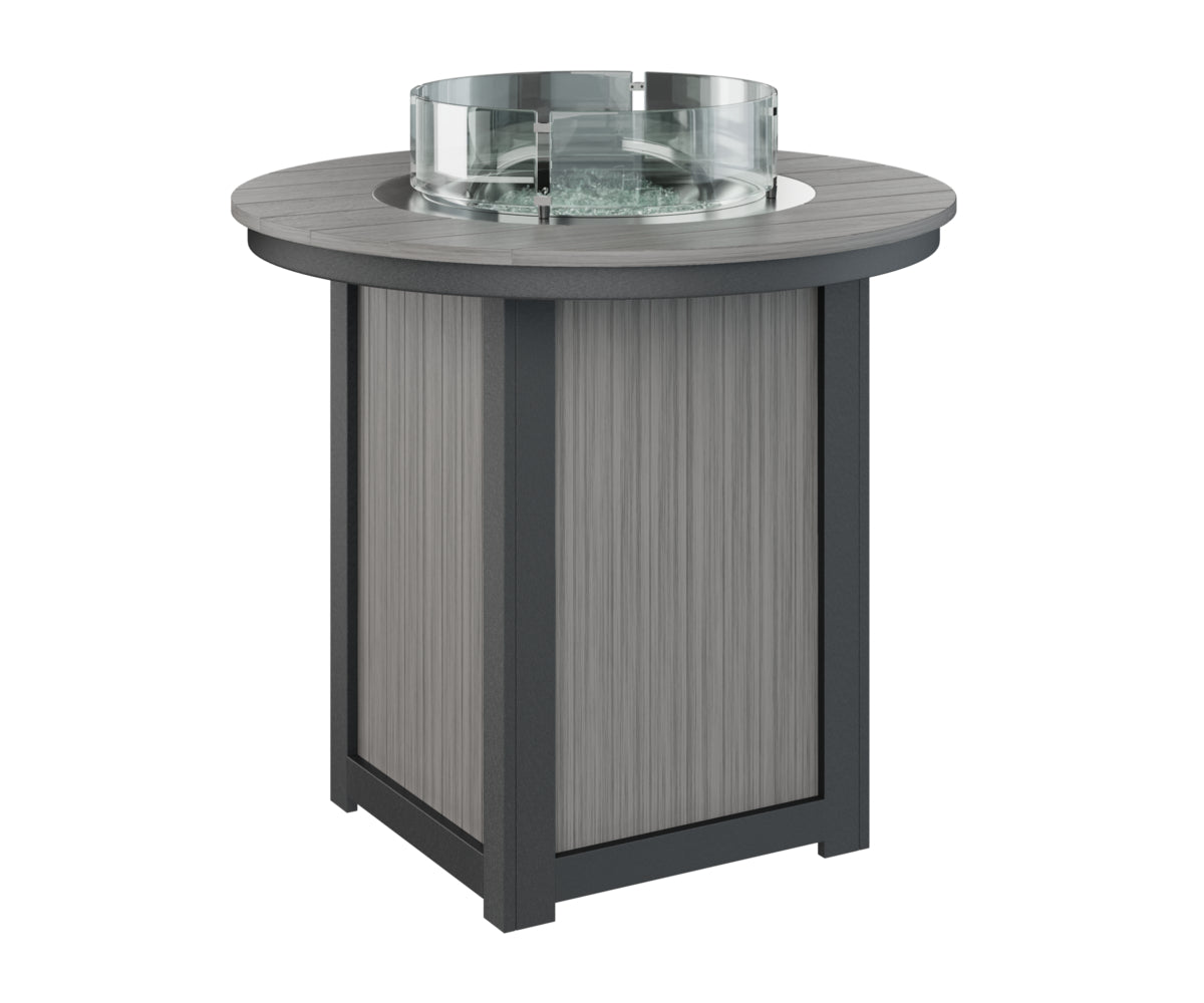 Donoma 44" Round Fire Table - Bar Height