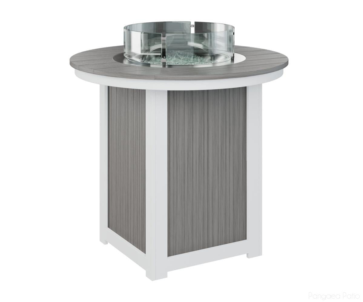 Donoma 44" Round Fire Table - Bar Height