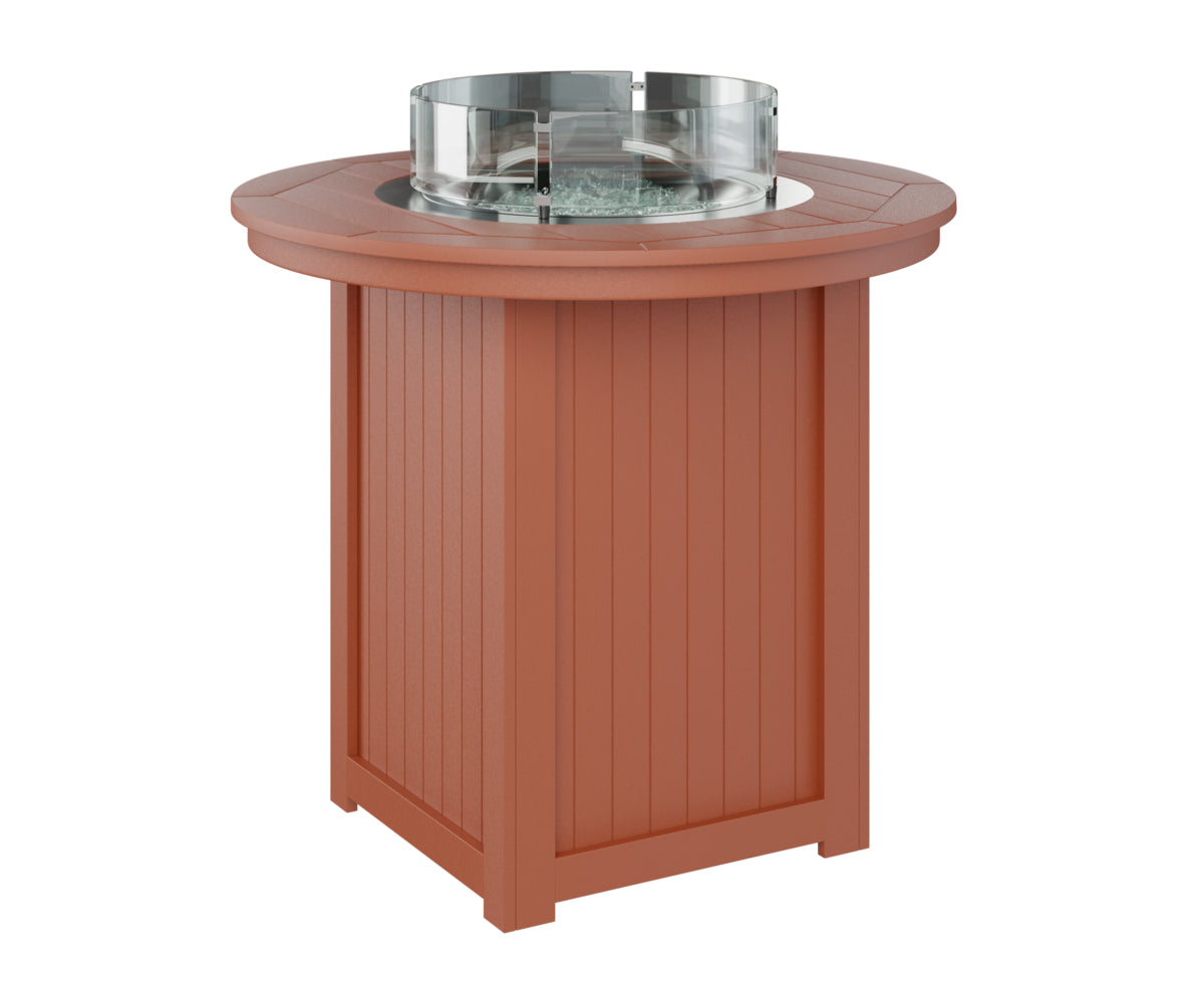 Donoma 44" Round Fire Table - Bar Height