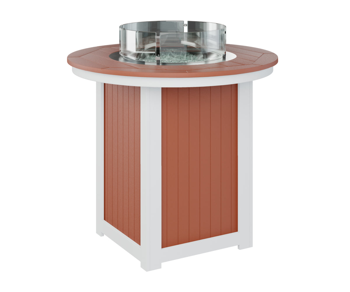 Donoma 44" Round Fire Table - Bar Height