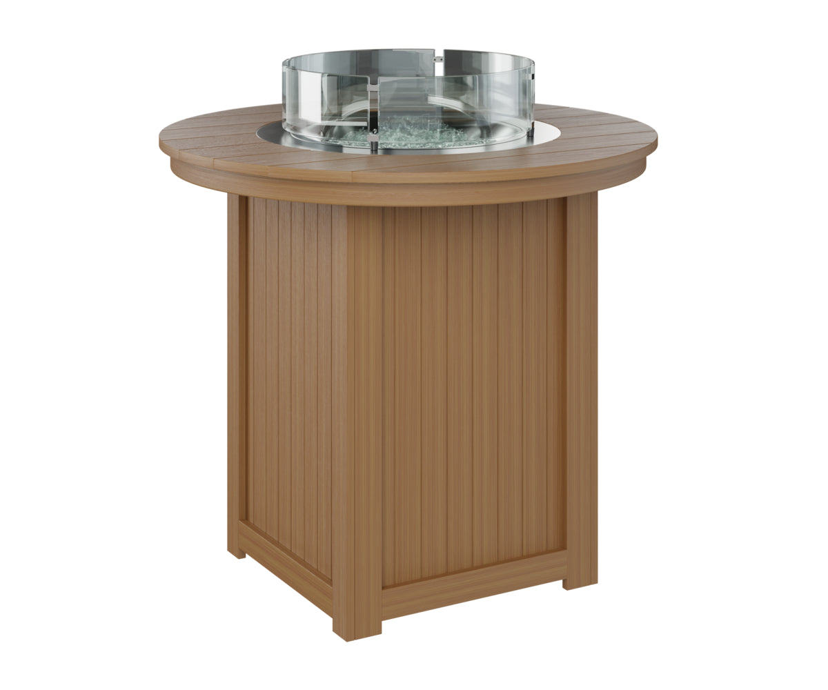Donoma 44" Round Fire Table - Bar Height