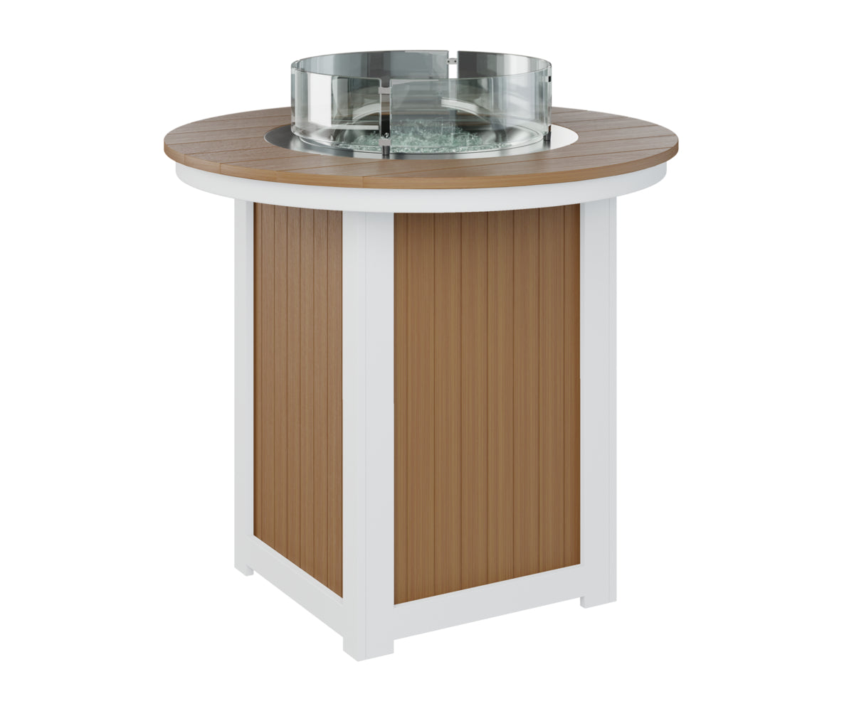 Donoma 44" Round Fire Table - Bar Height
