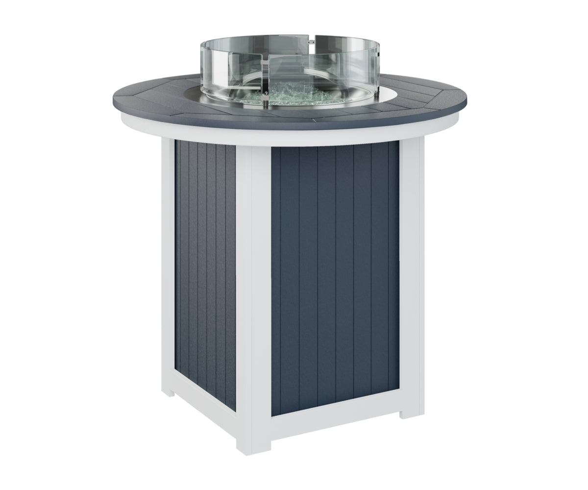 Donoma 44" Round Fire Table - Bar Height