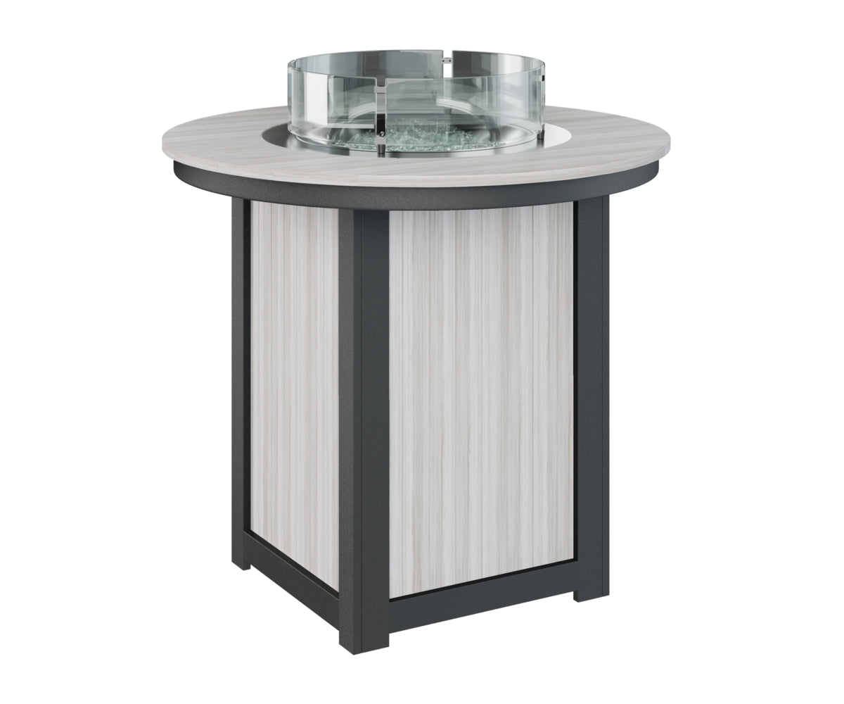 Donoma 44" Round Fire Table - Bar Height