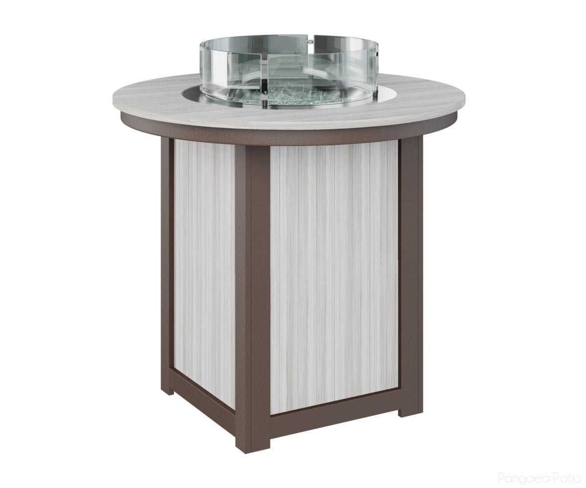 Donoma 44" Round Fire Table - Bar Height