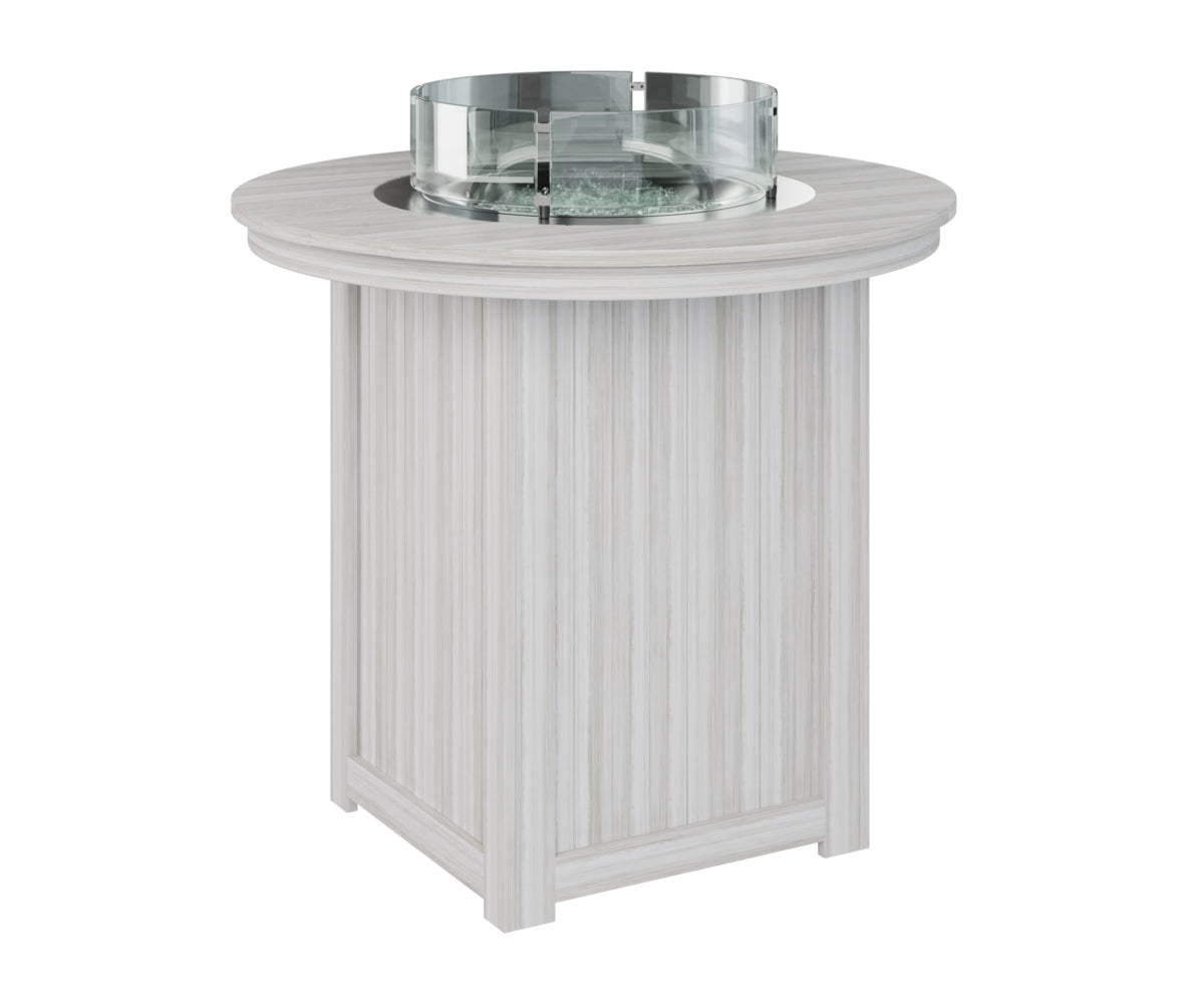 Donoma 44" Round Fire Table - Bar Height