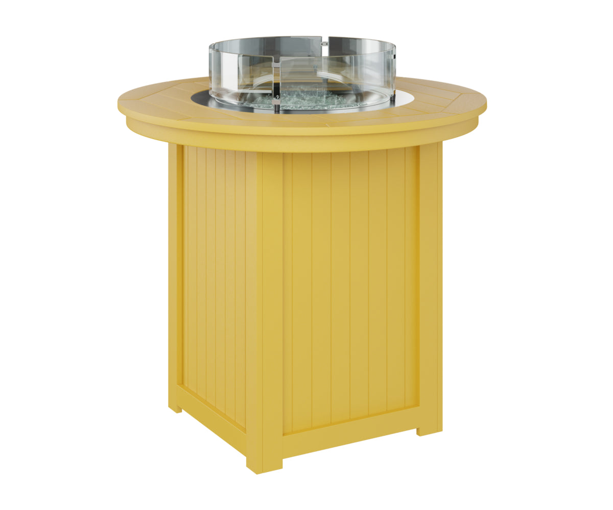 Donoma 44" Round Fire Table - Bar Height