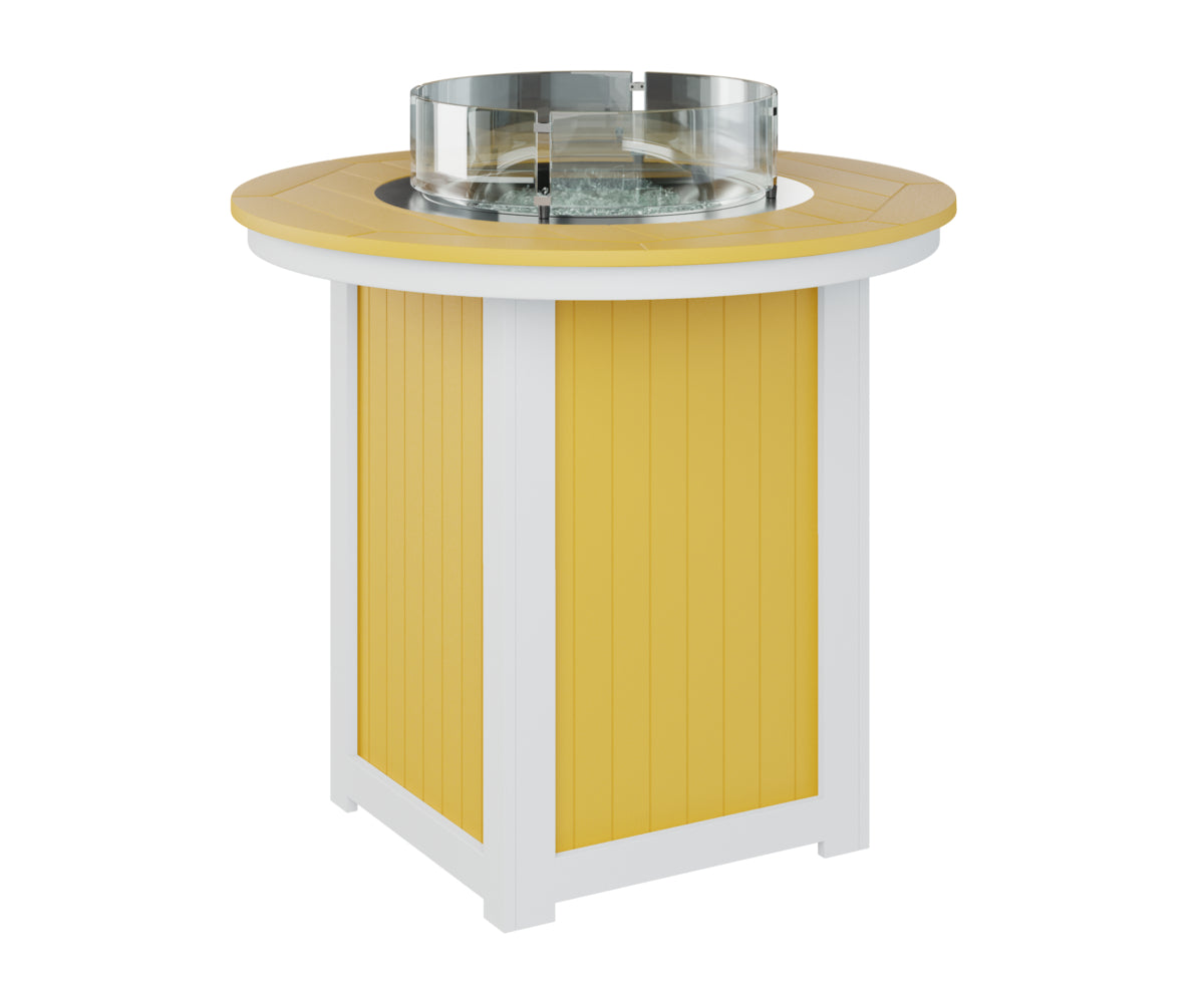 Donoma 44" Round Fire Table - Bar Height