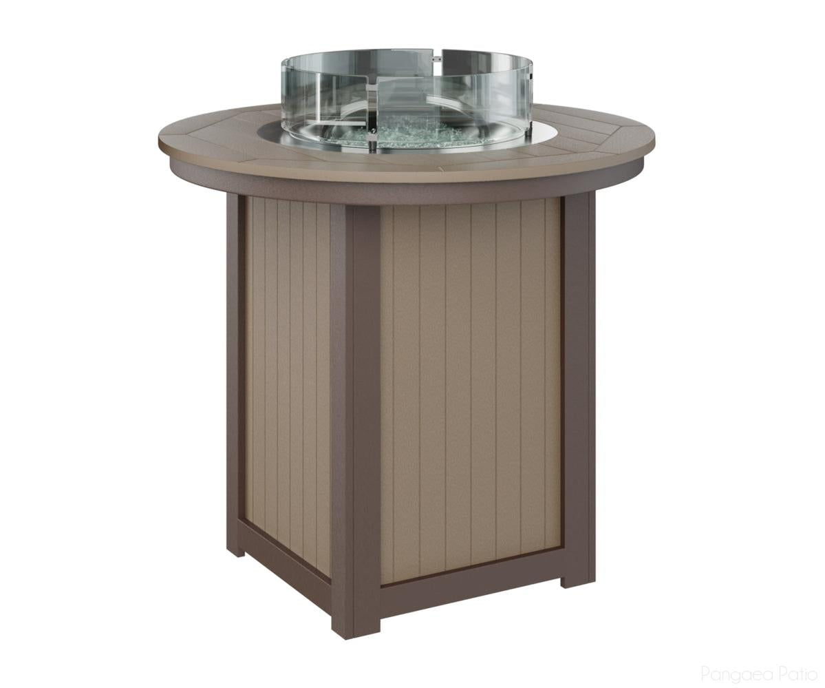 Donoma 44" Round Fire Table - Bar Height