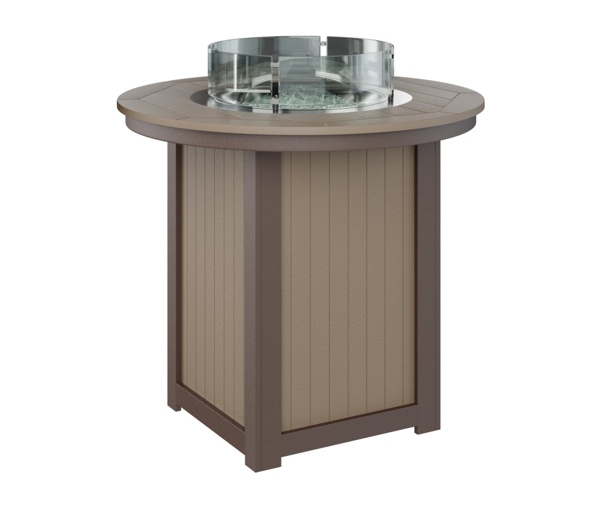 Donoma 44" Round Fire Table - Bar Height