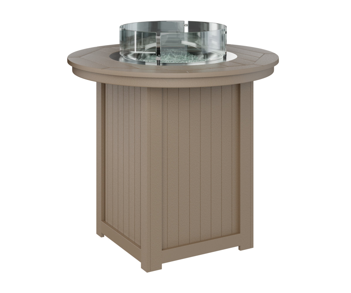 Donoma 44" Round Fire Table - Bar Height