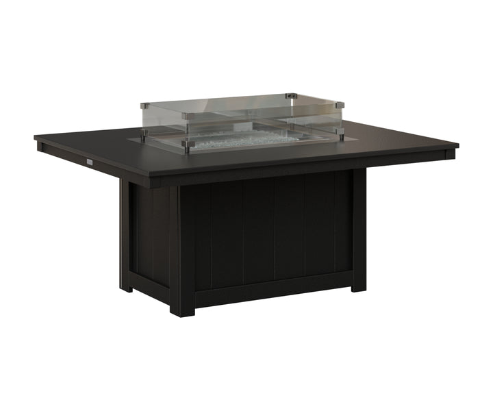 Donoma 42" x 54" Rectangular Fire Pit - Hammered Top