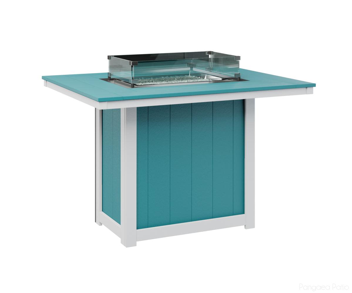 Donoma 42" x 54" Rectangular Fire Table - Counter Height