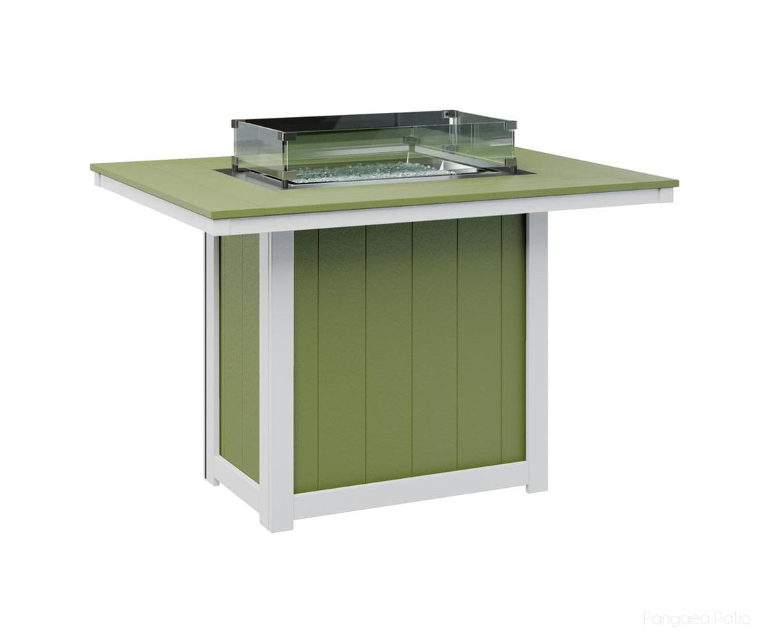 Donoma 42" x 54" Rectangular Fire Table - Counter Height