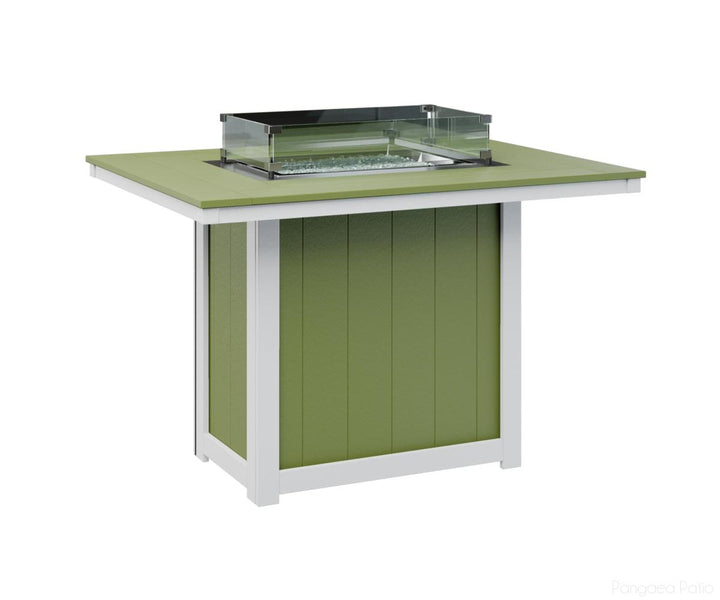 Donoma 42" x 54" Rectangular Fire Table - Counter Height