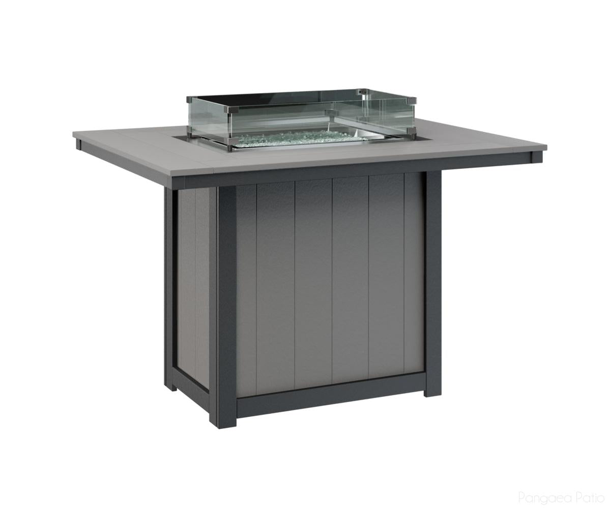 Donoma 42" x 54" Rectangular Fire Table - Counter Height