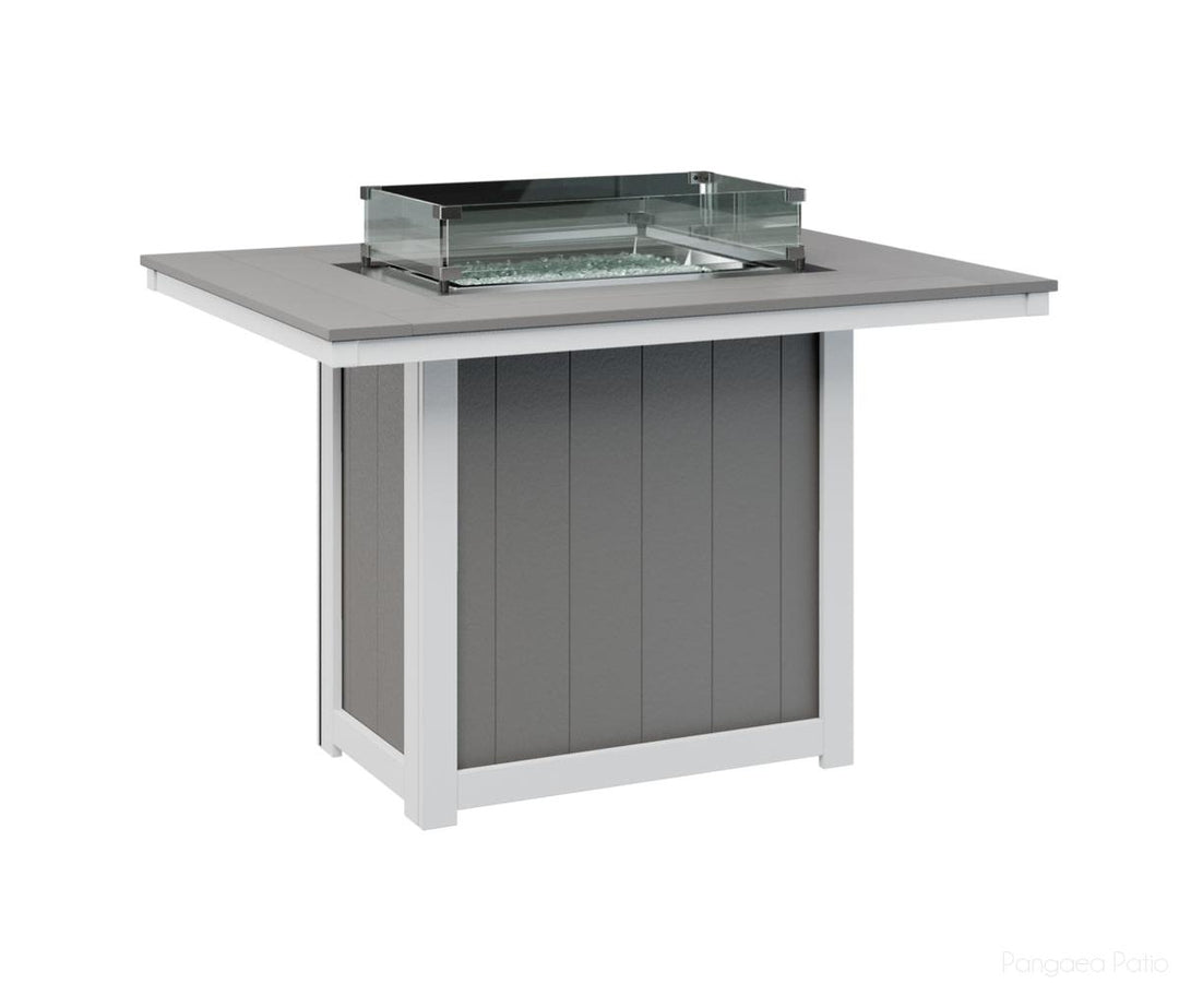 Donoma 42" x 54" Rectangular Fire Table - Counter Height