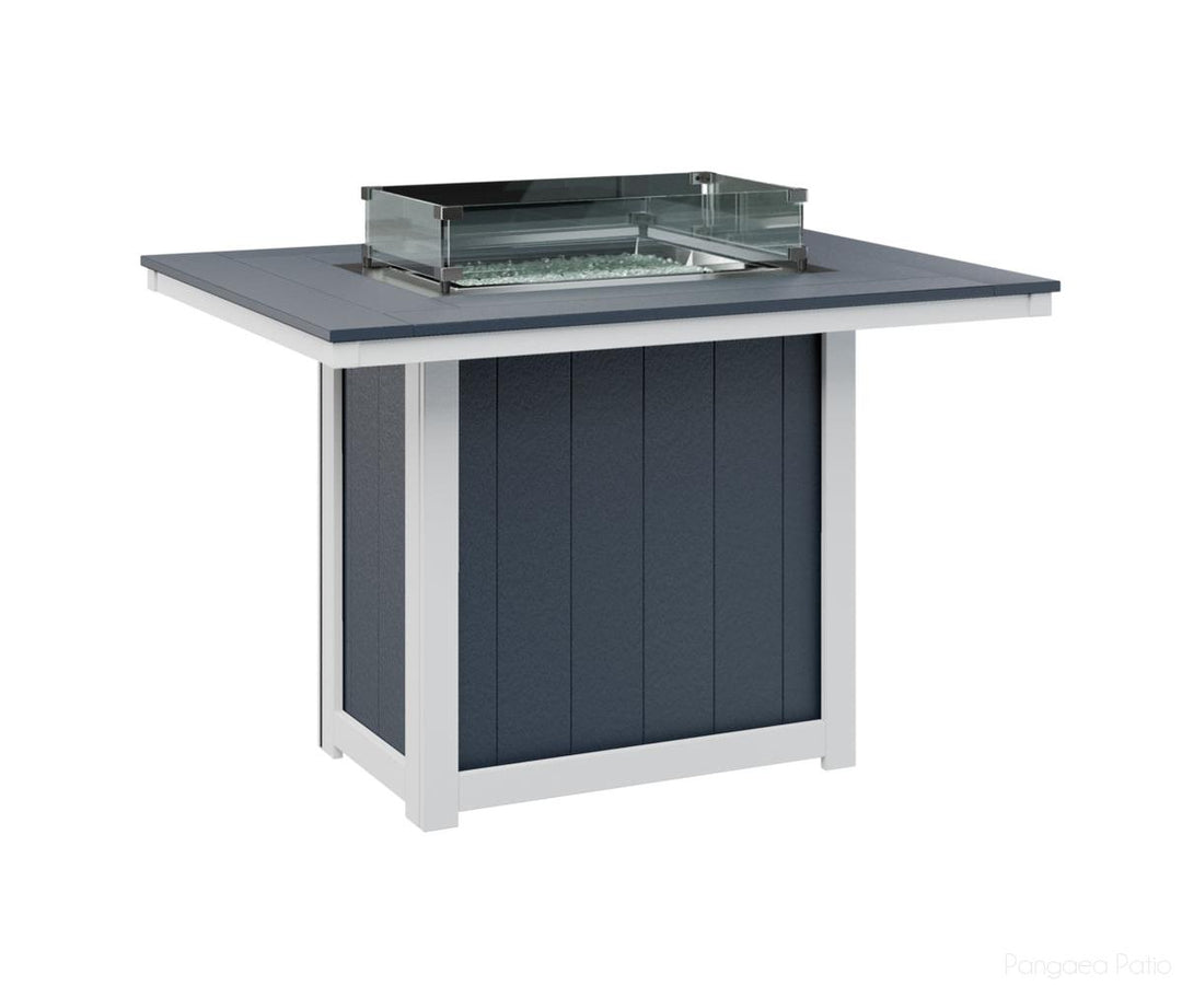 Donoma 42" x 54" Rectangular Fire Table - Counter Height