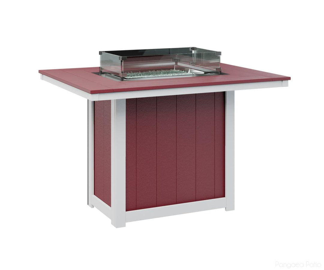 Donoma 42" x 54" Rectangular Fire Table - Counter Height