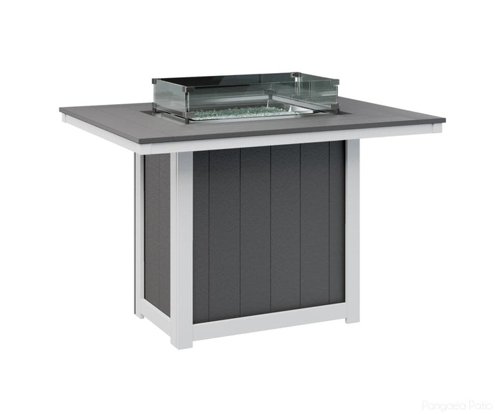 Donoma 42" x 54" Rectangular Fire Table - Counter Height
