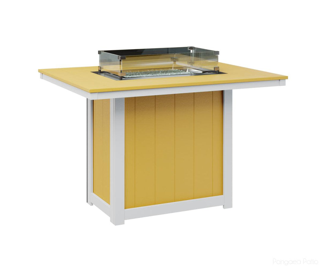 Donoma 42" x 54" Rectangular Fire Table - Counter Height