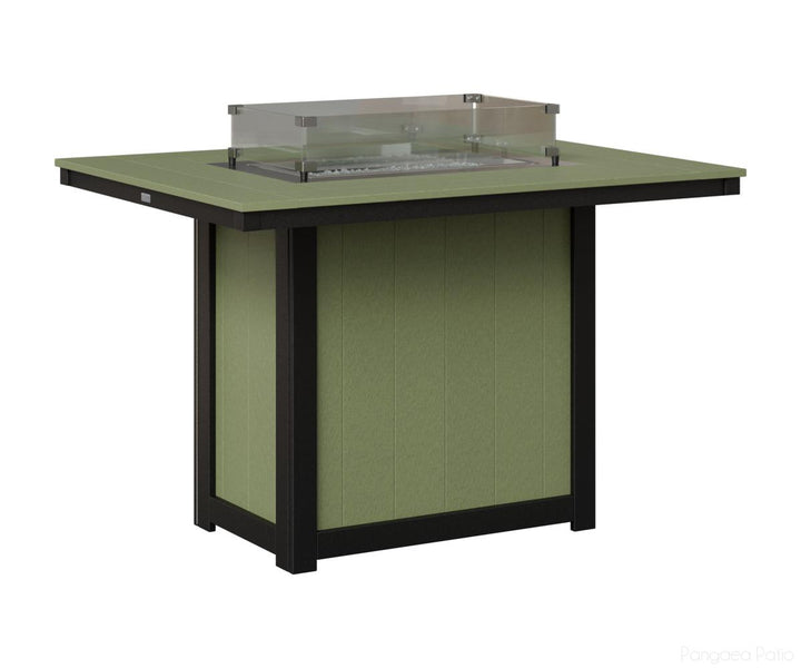 Donoma 42" x 54" Rectangular Fire Table - Counter Height