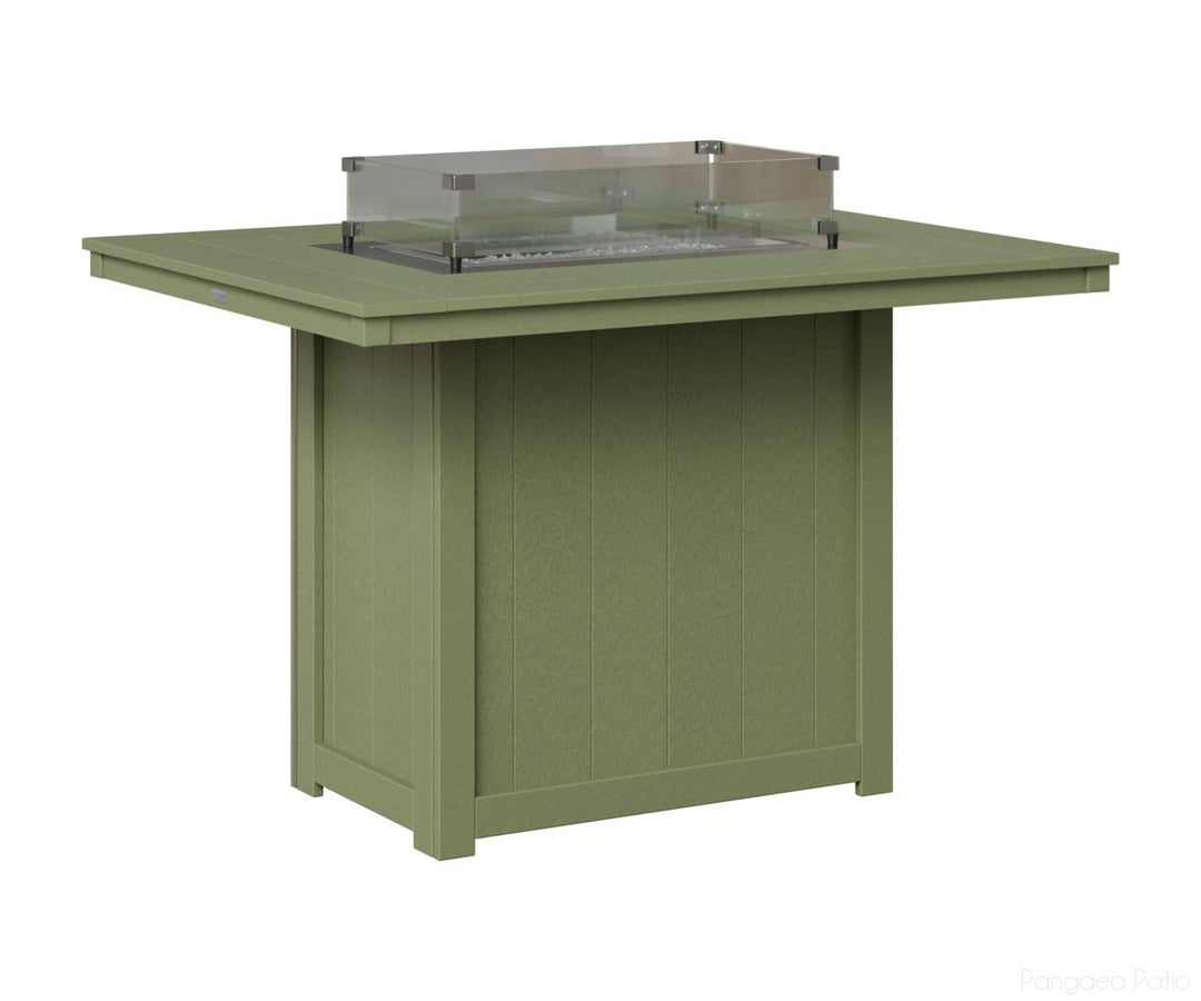 Donoma 42" x 54" Rectangular Fire Table - Counter Height