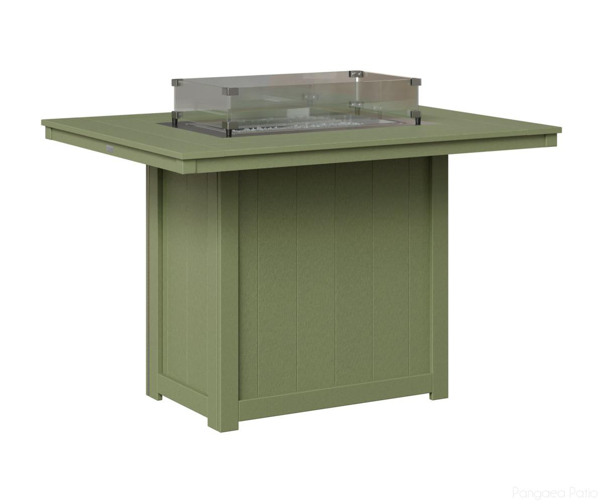Donoma 42" x 54" Rectangular Fire Table - Counter Height