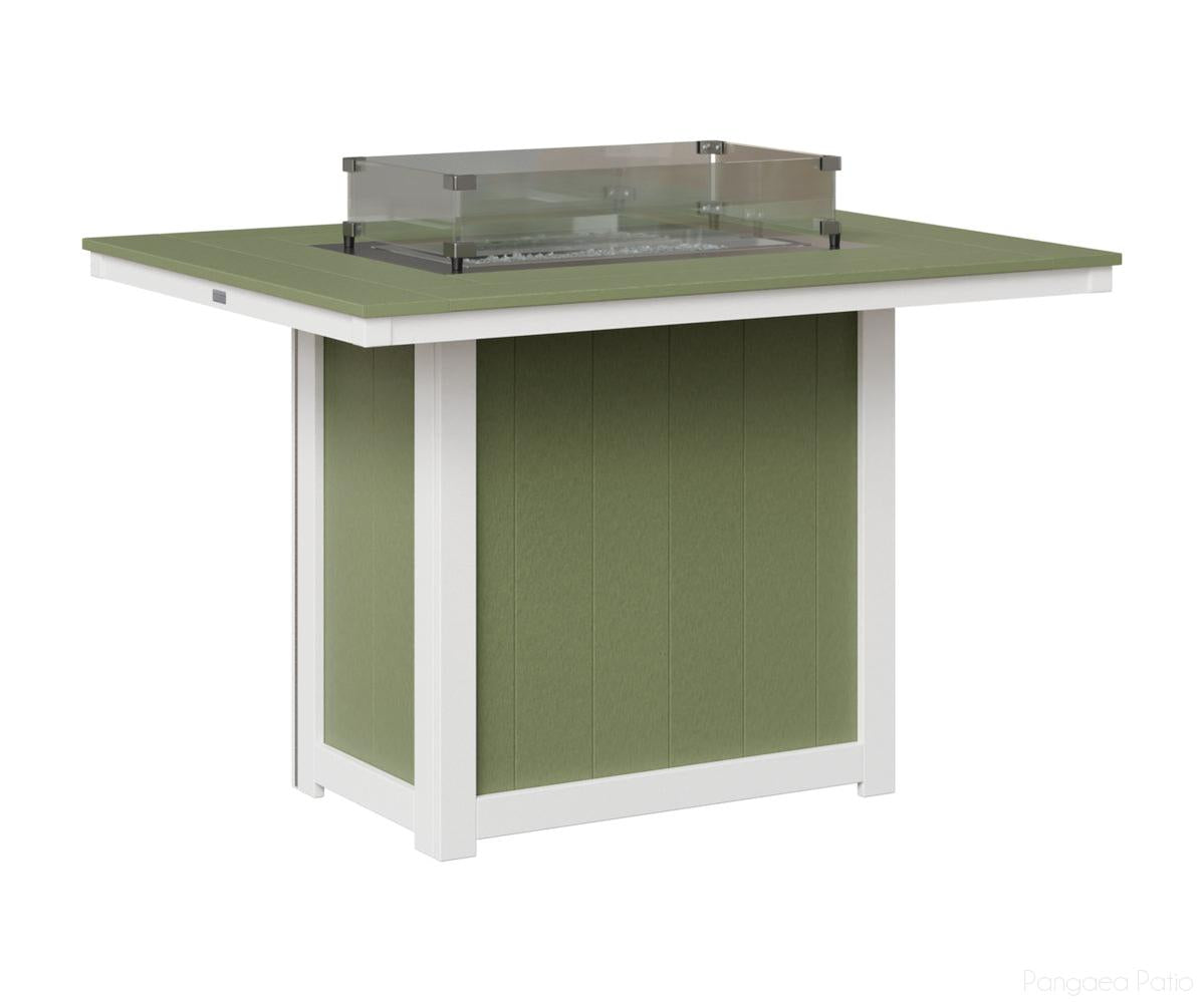 Donoma 42" x 54" Rectangular Fire Table - Counter Height